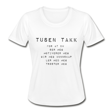 bursdagsordtak  - Tusen takk