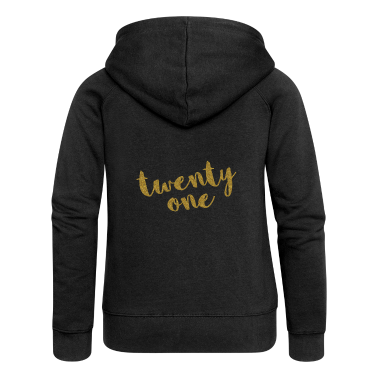 födelsedagsordspråk  - Twenty One / 21 Glitter Birthday Quote