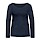 thumbnail Frauen Bio-Langarmshirt von Stanley & Stella Vorne Navy