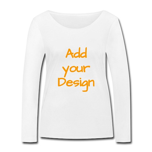 Women's Organic Longsleeve Shirt by Stanley & Stella white