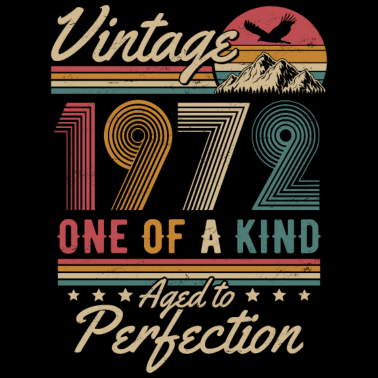 Zoom image Né en 1972 Vintage Vintage Anniversaire Rétro