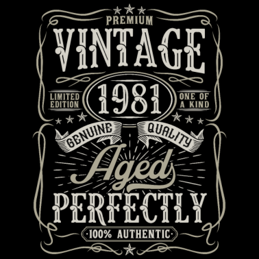 Zoom image 1981 Vintage Born Legends Vintage Anniversaire