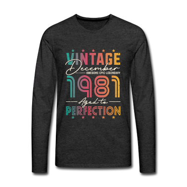 Dicton d’anniversaire  - Décembre 1981 Vintage Retro Anniversaire