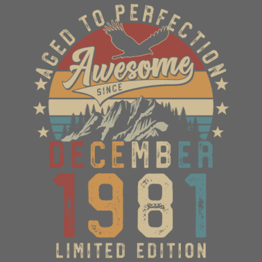 Zoom image Décembre 1981 Vintage Vintage Rétro Anniversaire