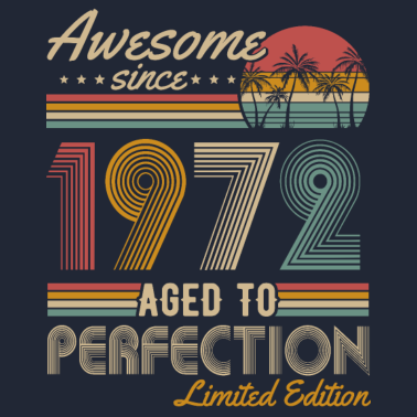 Zoom image Né en 1972 Vintage Anniversaire Rétro