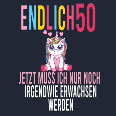 Zoom image 50 Jahre Erwachsen werden Einhorn 50 Geburtstag