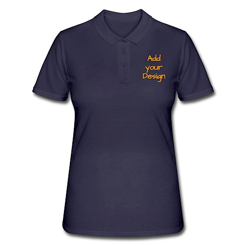 Vrouwen poloshirt navy