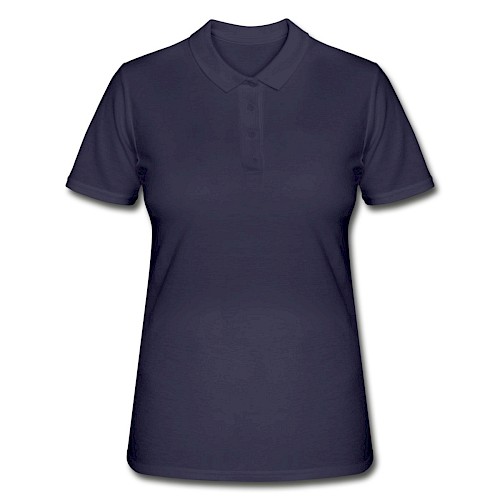 Vrouwen poloshirt Vorne navy