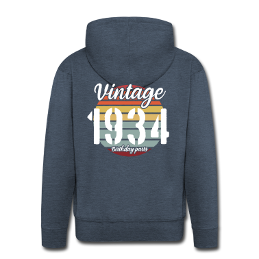 urodzinowe powiedzenie  - Vintage 1934 Części urodzinowe