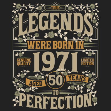 Zoom image Legendat syntyivät vuonna 1971 50-vuotissyntymäpäivänä