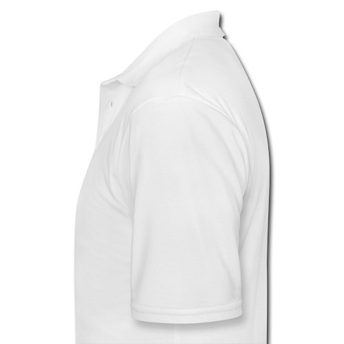 Männer Poloshirt Links Weiß