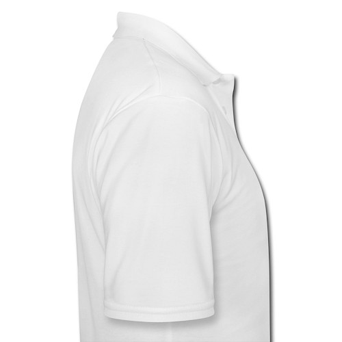 Männer Poloshirt Rechts Weiß