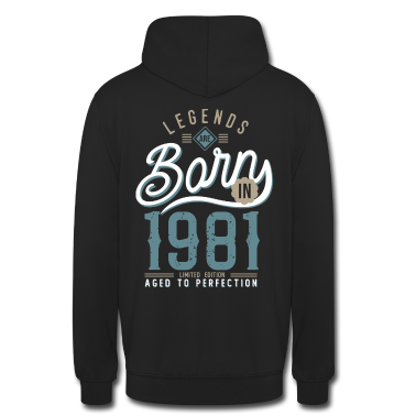 verjaardag gezegde  - legendes worden geboren in 1981 verjaardag 40 jaar