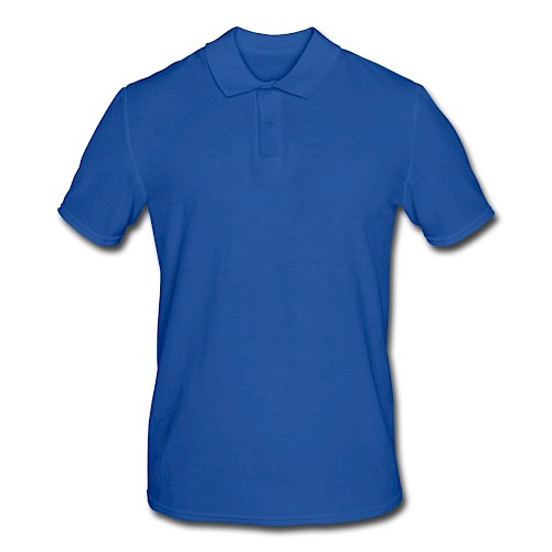 Poloskjorte for menn Vorne kongeblå