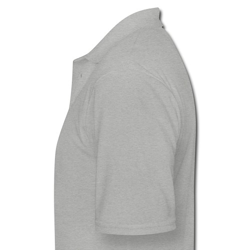 Poloskjorte for menn Links gråmelert