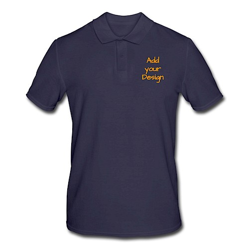 Poloskjorte for menn marine