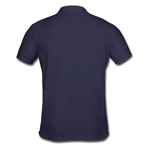 Poloskjorte for menn Hinten marine