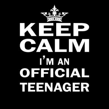 Zoom image Håll lugn födelsedag officiell tonåring