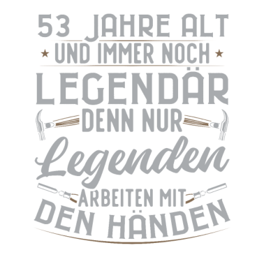 Zoom image Ein legendärer 53-jähriger 53. Geburtstag Handwerk