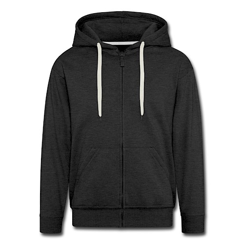 Men's Premium Hooded Jacket Vorne charcoal grey