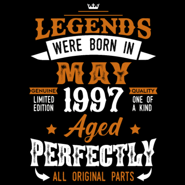 Zoom image Nacido en mayo de 1997 Legends Birthday Gift