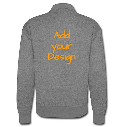 Unisex Baseball Jacke Graphit meliert