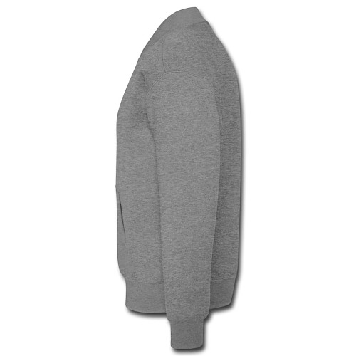 Unisex Baseball Jacke Links Graphit meliert