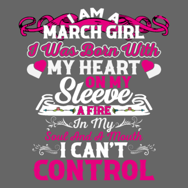 Zoom image Citation d’anniversaire Je suis une fille de mars