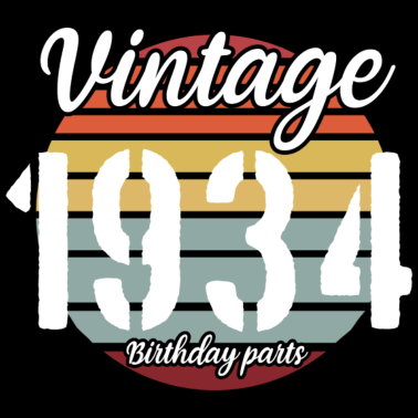 Zoom image Vintage 1934 Części urodzinowe