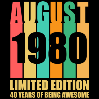 Zoom image Elokuu 1980 40 vuotta olemasta mahtavaa