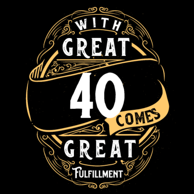 Zoom image Vuosipäivä 40 neljäkymmentä pyöreä syntymäpäivä vitsi