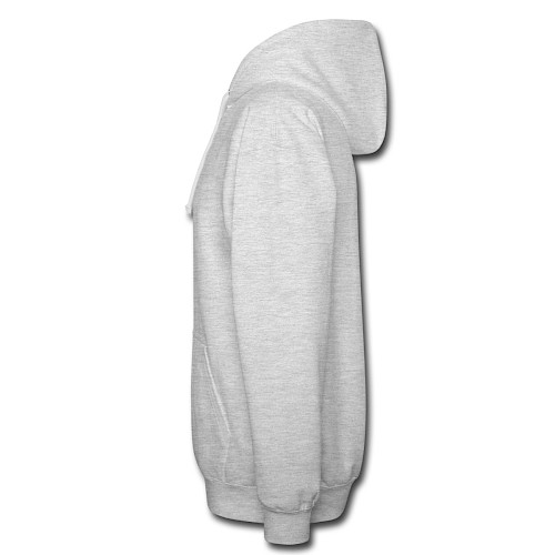 Unisex Kapuzenjacke Links Hellgrau meliert