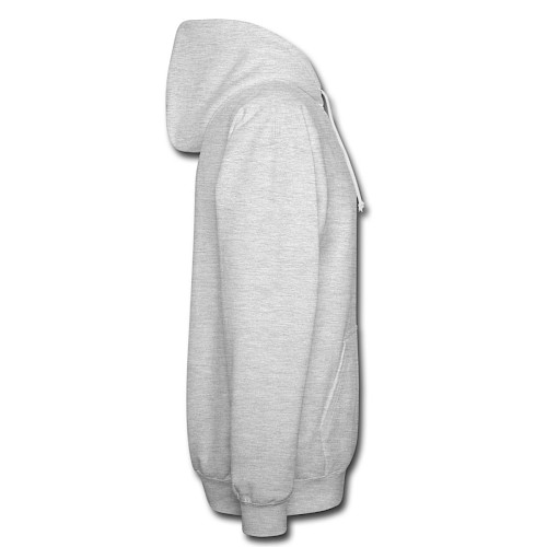 Unisex Kapuzenjacke Rechts Hellgrau meliert