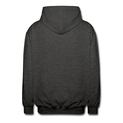 Veste à capuche unisexe Hinten charbon