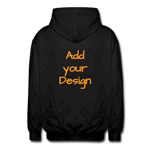 Veste à capuche unisexe noir