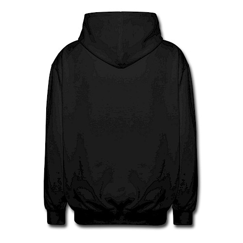 Veste à capuche unisexe Hinten noir