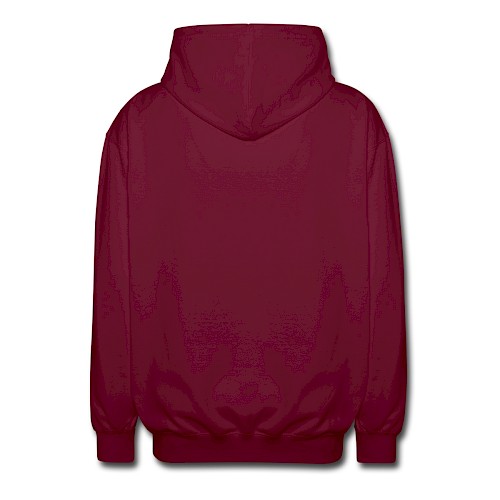 Veste à capuche unisexe Hinten bordeaux