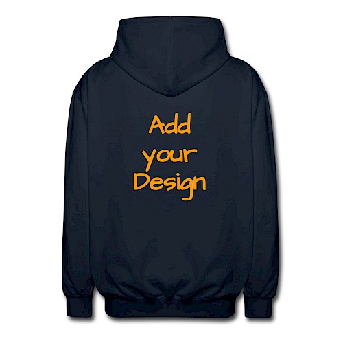 Veste à capuche unisexe marine