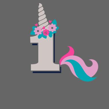 Zoom image eerste verjaardag kind eenhoorn cadeau 1 magisch