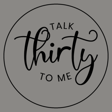 Zoom image Parlez-moi 30 pour moi citation anniversaire