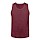 thumbnail Mannen Premium tank top Vorne bordeaux gemêleerd