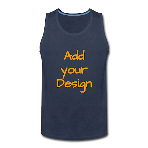 Canotta premium da uomo navy