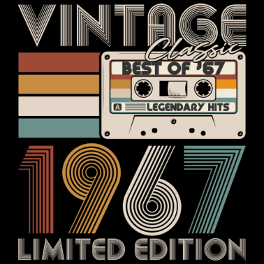 Zoom image Vintage 1967 Vintage Born Birthday Retro