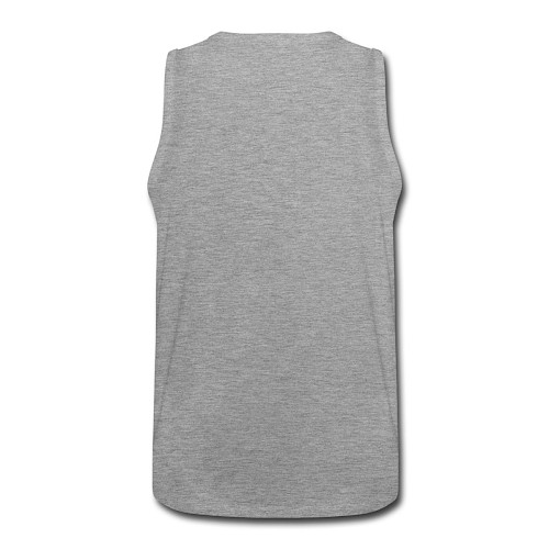 Canotta premium da uomo Hinten grigio melange