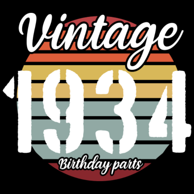 Zoom image Vintage 1934 Części urodzinowe