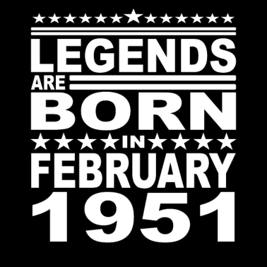 Zoom image Legendaarinen helmikuusta 1951 lähtien, syntymäpäivä 1951