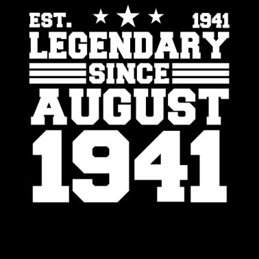 Zoom image 80-årsdag Augusti född 1941 Gåva idé