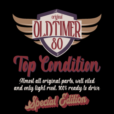 Zoom image 80 år gammaldags toppskick 80-årsdag