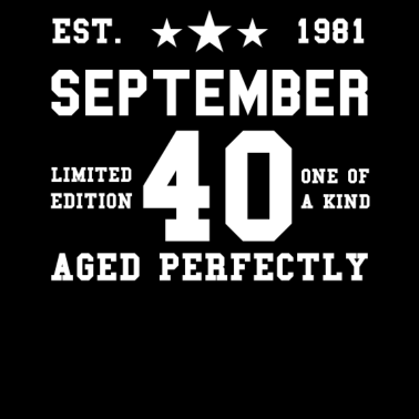 Zoom image 40-årsdag September 1981 Gåva idé