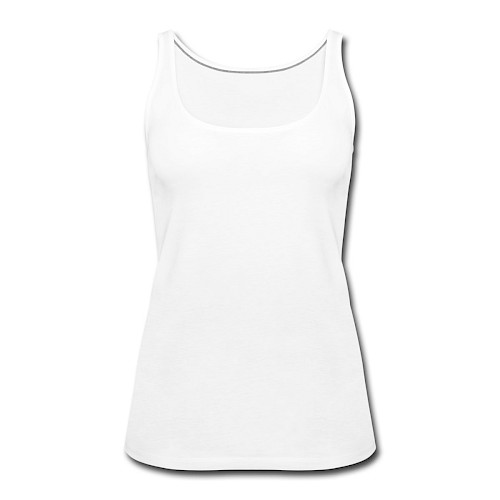 Tank top damski Premium Vorne biały